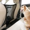 imagerabbitgoo Dog Car Net Barrier for SUVs Pet Barrier with Metal Hooks ampamp Stretchable Mesh Car Divider ampamp Storage Bag Easy to Install Drive Safely with Children ampamp Pets 1398quot1555quot1398 x 1555