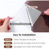 imagerabbitgoo Blackout Window Film Sun Blocking Privacy Cover for Glass Removable Opaque Room Darkening Dark Black Out Window Covers Tint Shades for Home Day Sleep Light Blocker 175 x 787 InchesBrown Silver