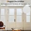 imagerabbitgoo Blackout Window Film Sun Blocking Privacy Cover for Glass Removable Opaque Room Darkening Dark Black Out Window Covers Tint Shades for Home Day Sleep Light Blocker 175 x 787 InchesPure
