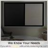 imagerabbitgoo Blackout Window Film Sun Blocking Privacy Cover for Glass Removable Opaque Room Darkening Dark Black Out Window Covers Tint Shades for Home Day Sleep Light Blocker 175 x 787 InchesTaupe