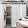 imagerabbitgoo Blackout Window Film Sun Blocking Privacy Cover for Glass Removable Opaque Room Darkening Dark Black Out Window Covers Tint Shades for Home Day Sleep Light Blocker 175 x 787 InchesPure