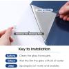 imagerabbitgoo Blackout Window Film Sun Blocking Privacy Cover for Glass Removable Opaque Room Darkening Dark Black Out Window Covers Tint Shades for Home Day Sleep Light Blocker 175 x 787 InchesBlue Silver