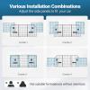imagerabbitgoo Dog Car Barrier for SUVs Adjustable Large Pet Gate UniversalFit Divider Cargo Net HeavyDuty Wire Mesh Dog Barrier SUV Van Vehicles Subaru Car Accessories Safety Travel Standard ModelTriple Folding Model
