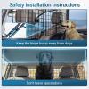 imagerabbitgoo Dog Car Barrier for SUVs Adjustable Large Pet Gate UniversalFit Divider Cargo Net HeavyDuty Wire Mesh Dog Barrier SUV Van Vehicles Subaru Car Accessories Safety Travel Standard ModelTriple Folding Model