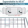 imagerabbitgoo Dog Car Barrier for SUVs Adjustable Large Pet Gate UniversalFit Divider Cargo Net HeavyDuty Wire Mesh Dog Barrier SUV Van Vehicles Subaru Car Accessories Safety Travel Standard ModelStandard Model