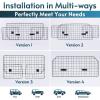 imagerabbitgoo Dog Car Barrier for SUVs Adjustable Large Pet Gate UniversalFit Divider Cargo Net HeavyDuty Wire Mesh Dog Barrier SUV Van Vehicles Subaru Car Accessories Safety Travel Standard ModelStandard Model