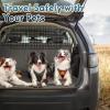 imagerabbitgoo Dog Car Barrier for SUVs Adjustable Large Pet Gate UniversalFit Divider Cargo Net HeavyDuty Wire Mesh Dog Barrier SUV Van Vehicles Subaru Car Accessories Safety Travel Standard ModelStandard Model