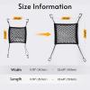 imagerabbitgoo Dog Car Net Barrier for SUVs Pet Barrier with Metal Hooks ampamp Stretchable Mesh Car Divider ampamp Storage Bag Easy to Install Drive Safely with Children ampamp Pets 1398quot1555quot117 x 117