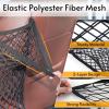 imagerabbitgoo Dog Car Net Barrier for SUVs Pet Barrier with Metal Hooks ampamp Stretchable Mesh Car Divider ampamp Storage Bag Easy to Install Drive Safely with Children ampamp Pets 1398quot1555quot117 x 117