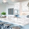 imagerabbitgoo Glossy Marble Contact Paper Peel and Stick Wallpaper 175quot X 787quot Countertop Furniture Waterpoof Self Adhesive Removable Cover for Kitchen Bathroom Cabinet Drawer Shelf Liner Vinyl RollGlossy