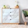 imagerabbitgoo Glossy Marble Contact Paper Peel and Stick Wallpaper 175quot X 787quot Countertop Furniture Waterpoof Self Adhesive Removable Cover for Kitchen Bathroom Cabinet Drawer Shelf Liner Vinyl RollMatt
