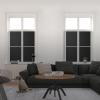 imagerabbitgoo Window Privacy Film Frosted Glass Decorative Static Cling Sticker Sun Blocking Vinyl Covering for Home Kitchen Living Room Bathroom Black 175 x 787 inchesBlack