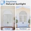 imagerabbitgoo Window Privacy Film Frosted Glass Decorative Static Cling Sticker Sun Blocking Vinyl Covering for Home Kitchen Living Room Bathroom Black 175 x 787 inchesFrosted