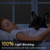 imagerabbitgoo Window Privacy Film Frosted Glass Decorative Static Cling Sticker Sun Blocking Vinyl Covering for Home Kitchen Living Room Bathroom Black 175 x 787 inchesBlack