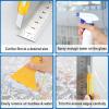 imagerabbitgoo Window Tint Kit 3 Pcs Window Privacy Film Installation Tools Easy to Apply Glass Film Car Tints Application Kit Includes Suede Squeehee Fixable Utility Knife 120ml Spray BottleYellow Squeegee