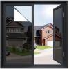 imagerabbitgoo Total Blackout Window Film Sun Blocking Room Darkening Window Cling Static Cling Heat Blocking Shade Removable Tint for Day Sleepers Matte Black 175quot x 787quotBlack Silver