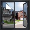 imagerabbitgoo Total Blackout Window Film Sun Blocking Room Darkening Window Cling Static Cling Heat Blocking Shade Removable Tint for Day Sleepers Matte Black 175quot x 787quotSilver