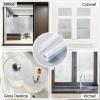 imagerabbitgoo Blackout Window Film Sun Blocking Privacy Film for Room Darkening Removable Black Out Vinyl Cover Tint for Home Day Sleep AntiUV Frosted Glass Clings Black 175 x 787 InchesRain Silk
