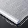 imagerabbitgoo Blackout Window Film Sun Blocking Privacy Film for Room Darkening Removable Black Out Vinyl Cover Tint for Home Day Sleep AntiUV Frosted Glass Clings Black 175 x 787 InchesPure Wave