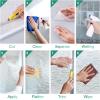 imagerabbitgoo Blackout Window Film Sun Blocking Privacy Film for Room Darkening Removable Black Out Vinyl Cover Tint for Home Day Sleep AntiUV Frosted Glass Clings Black 175 x 787 InchesFrosted Silk