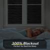 imagerabbitgoo Blackout Window Film Sun Blocking Privacy Film for Room Darkening Removable Black Out Vinyl Cover Tint for Home Day Sleep AntiUV Frosted Glass Clings Black 175 x 787 InchesBlack Wave