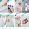 imagerabbitgoo Blackout Window Film Sun Blocking Privacy Film for Room Darkening Removable Black Out Vinyl Cover Tint for Home Day Sleep AntiUV Frosted Glass Clings Black 175 x 787 InchesFrosted Silk