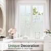 imagerabbitgoo Blackout Window Film Sun Light Blocking Room Darkening Privacy Window Cover Removable Day Sleep Black Out Shades Tint for Home Frosted Glass Film 3D Cross Black 175quot x 787quotPure