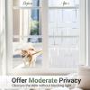 imagerabbitgoo Blackout Window Film Sun Light Blocking Room Darkening Privacy Window Cover Removable Day Sleep Black Out Shades Tint for Home Frosted Glass Film 3D Cross Black 175quot x 787quotPure