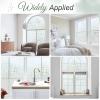 imagerabbitgoo Blackout Window Film Sun Light Blocking Room Darkening Privacy Window Cover Removable Day Sleep Black Out Shades Tint for Home Frosted Glass Film 3D Cross Black 175quot x 787quotPure