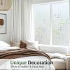 imagerabbitgoo Blackout Window Film Sun Light Blocking Room Darkening Privacy Window Cover Removable Day Sleep Black Out Shades Tint for Home Frosted Glass Film 3D Cross Black 175quot x 787quotPure