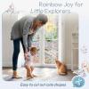 imagerabbitgoo One Way Window Privacy Film with Kit Window Tint for Home UV Heat Blocking Static Cling Sun Blocker Light Darkening Reflective Mirror Covering See Out Not in 175 in X 65 Feet Black SilverClear