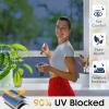 imagerabbitgoo One Way Window Privacy Film with Kit Window Tint for Home UV Heat Blocking Static Cling Sun Blocker Light Darkening Reflective Mirror Covering See Out Not in 175 in X 65 Feet Black SilverBlue Silver