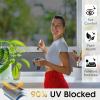imagerabbitgoo One Way Window Privacy Film with Kit Window Tint for Home UV Heat Blocking Static Cling Sun Blocker Light Darkening Reflective Mirror Covering See Out Not in 175 in X 65 Feet Black SilverBlack Silver