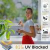 imagerabbitgoo One Way Window Privacy Film with Kit Window Tint for Home UV Heat Blocking Static Cling Sun Blocker Light Darkening Reflective Mirror Covering See Out Not in 175 in X 65 Feet Black SilverSilver