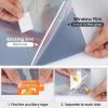 imagerabbitgoo One Way Window Privacy Film with Kit Window Tint for Home UV Heat Blocking Static Cling Sun Blocker Light Darkening Reflective Mirror Covering See Out Not in 175 in X 65 Feet Black SilverSilver