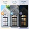imagerabbitgoo One Way Window Privacy Film with Kit Window Tint for Home UV Heat Blocking Static Cling Sun Blocker Light Darkening Reflective Mirror Covering See Out Not in 175 in X 65 Feet Black SilverClear