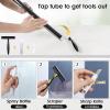 imagerabbitgoo One Way Window Privacy Film with Kit Window Tint for Home UV Heat Blocking Static Cling Sun Blocker Light Darkening Reflective Mirror Covering See Out Not in 175 in X 65 Feet Black SilverBlack Silver