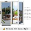 imagerabbitgoo One Way Window Privacy Film with Kit Window Tint for Home UV Heat Blocking Static Cling Sun Blocker Light Darkening Reflective Mirror Covering See Out Not in 175 in X 65 Feet Black SilverSilver