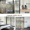 imagerabbitgoo Total Blackout Window Film Sun Blocking Black Privacy Window Film Light Blocker Stained Glass Thermal Cling Heat Control Room Darkening Glass Sticker for Door Covering 175quot x 787quotTaupe