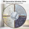 imagerabbitgoo Total Blackout Window Film Sun Blocking Black Privacy Window Film Light Blocker Stained Glass Thermal Cling Heat Control Room Darkening Glass Sticker for Door Covering 175quot x 787quotClear