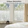 imagerabbitgoo Total Blackout Window Film Sun Blocking Black Privacy Window Film Light Blocker Stained Glass Thermal Cling Heat Control Room Darkening Glass Sticker for Door Covering 175quot x 787quotClear