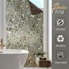 imagerabbitgoo Total Blackout Window Film Sun Blocking Black Privacy Window Film Light Blocker Stained Glass Thermal Cling Heat Control Room Darkening Glass Sticker for Door Covering 175quot x 787quotTaupe