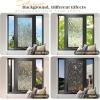imagerabbitgoo Total Blackout Window Film Sun Blocking Black Privacy Window Film Light Blocker Stained Glass Thermal Cling Heat Control Room Darkening Glass Sticker for Door Covering 175quot x 787quotTaupe