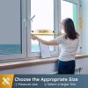 imagerabbitgoo Total Blackout Window Film Sun Blocking Room Darkening Window Cling Static Cling Heat Blocking Shade Removable Tint for Day Sleepers Matte Black 175quot x 787quotSilver