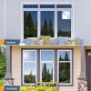 imagerabbitgoo Total Blackout Window Film Sun Blocking Room Darkening Window Cling Static Cling Heat Blocking Shade Removable Tint for Day Sleepers Matte Black 175quot x 787quotBlack Silver
