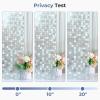 imagerabbitgoo Total Blackout Window Film Sun Blocking Room Darkening Window Cling Static Cling Heat Blocking Shade Removable Tint for Day Sleepers Matte Black 175quot x 787quotClear