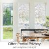 imagerabbitgoo Total Blackout Window Film Sun Light Blocking Privacy Window Film Black Room Darkening Glass Cover Stained Glass Static Cling Sticker 3D Pebble Black 175 x 787 inchesCircle