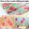 imagerabbitgoo Window Privacy Film Decorative Privacy Window Film Sun Blocking Frosted Glass Cling for Home Door NonAdhesive Static Cling Sticker Covering Heat Blocker Clear 175quot x 787quotMulticolor