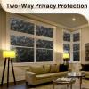 imagerabbitgoo Window Privacy Film Frosted Glass Window Film Stained Glass Removable Decorative Privacy Sticker Non Adhesive UV Blocking Front Door Covering for Home 3D Autumn Leaf 175quot x 787quot3d Leaf