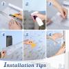 imagerabbitgoo Window Privacy Film Frosted Glass Window Film Stained Glass Removable Decorative Privacy Sticker Non Adhesive UV Blocking Front Door Covering for Home 3D Autumn Leaf 175quot x 787quot3d Vine